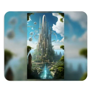 White Spire City Mouse Pad