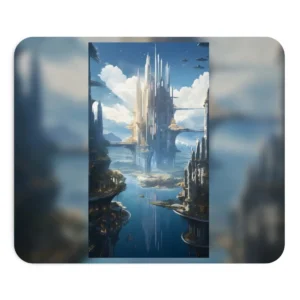 Floating Spire City Mouse Pad