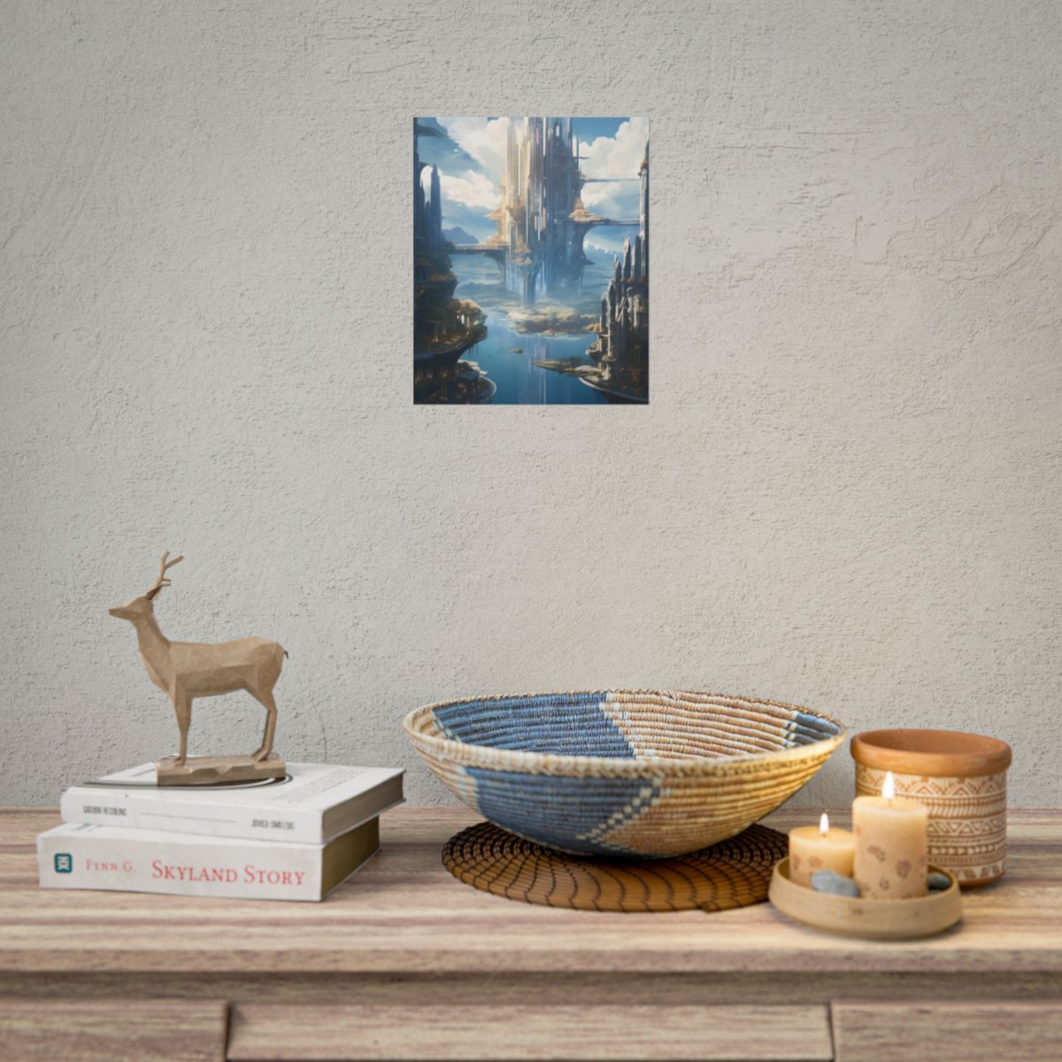 Breathtaking Floating City: Waterfront Wonders at Columbia - Poster