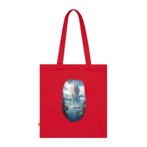 Floating Spire City Tote Bag