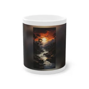 Sunset River Valley Mug