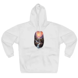 Waterfall Valley at Sunset Hoodie