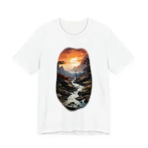 Sunset Mountain Stream T-Shirt