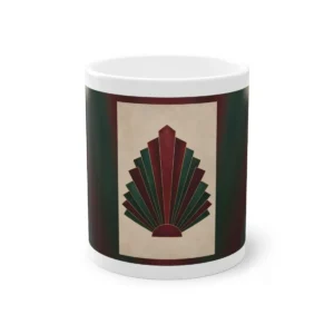 Art Deco Fan Pattern Mug