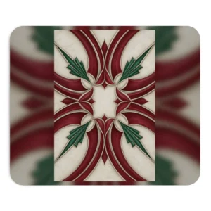 Symmetrical Art Deco Pattern Mouse Pad