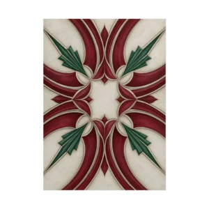 Symmetrical Art Deco Pattern Poster