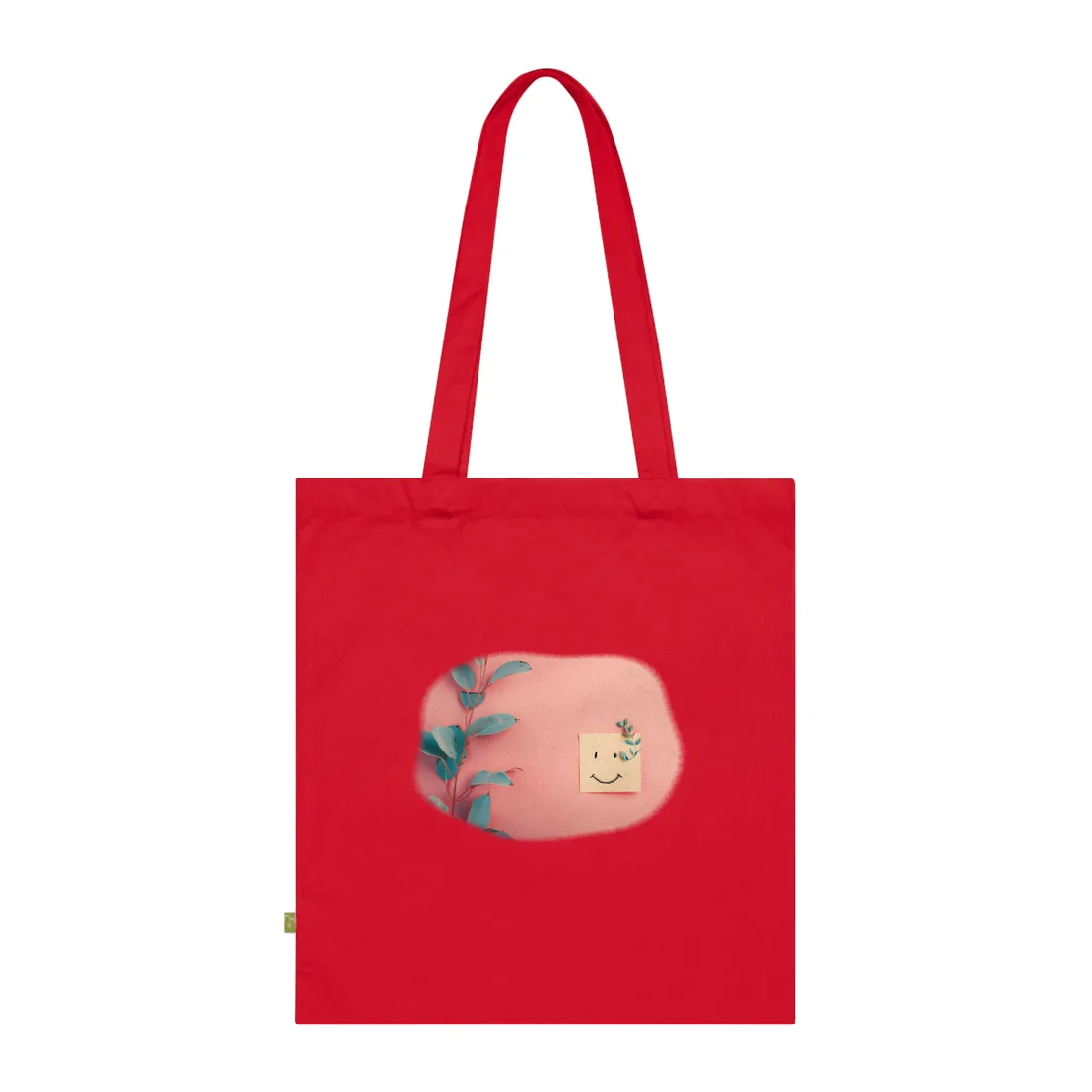 Calming Outdoor Moment: Serene Nature Art - Tote Bag (Classic Red)