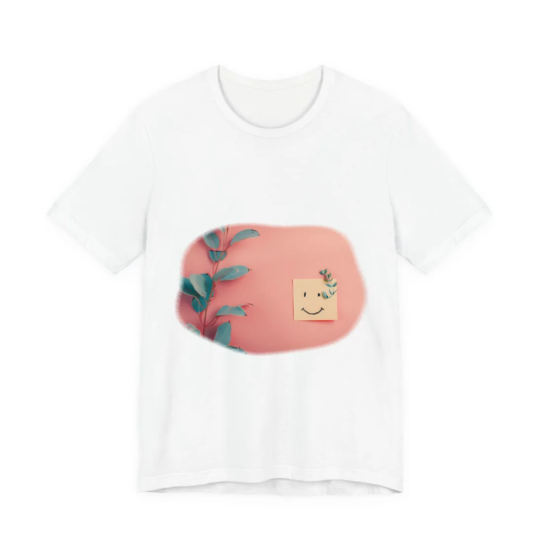 Calming Outdoor Moment: Serene Nature Art - T-Shirt (White)