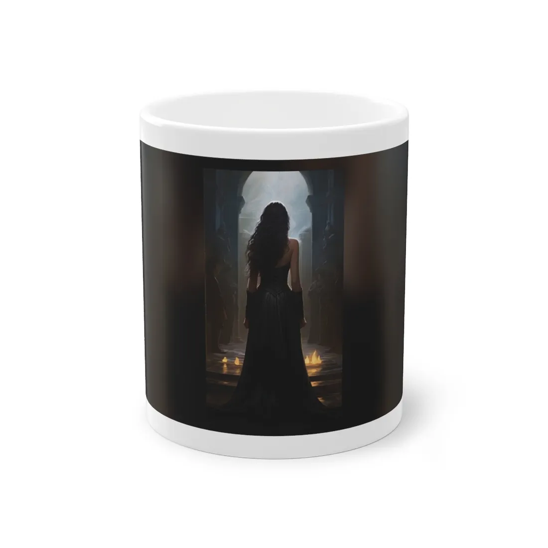 Candid Moment: Geometric Pattern and Sunglasses Art - Mug