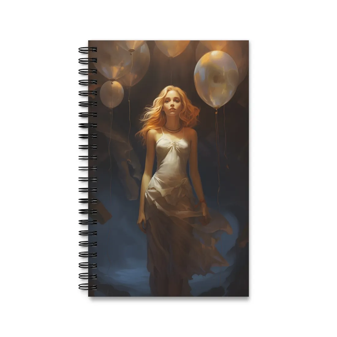 Candid Moment: Person in Nature, Lost in Thought - Spiral Notebook