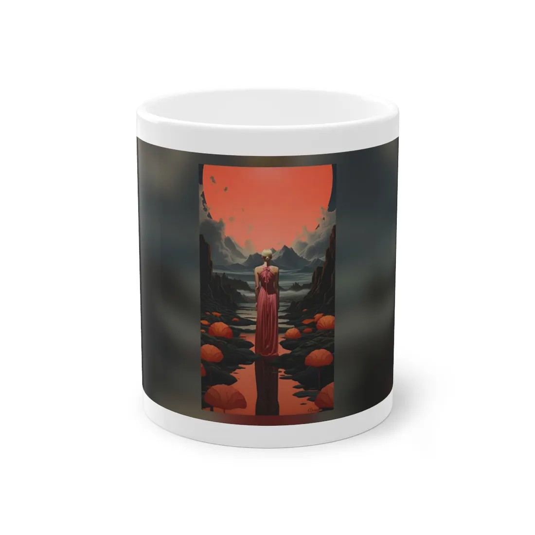 Candid Outdoor Moment: A Natural Pause - Mug