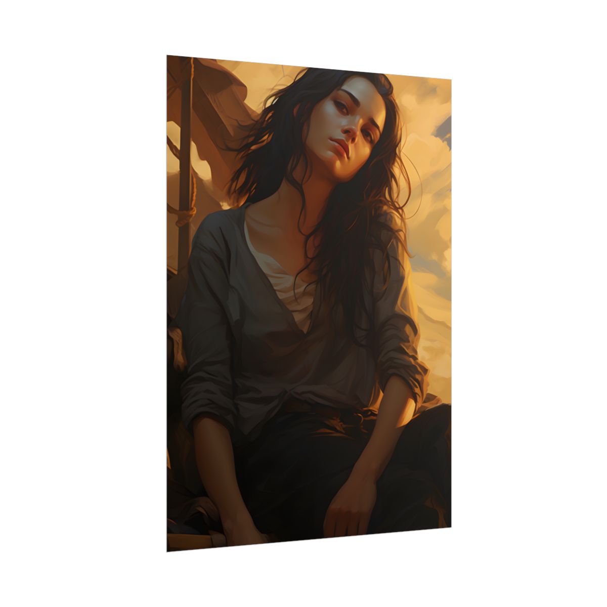 Candid Outdoors Moment: Phone Recording in a Clear Day - Poster
