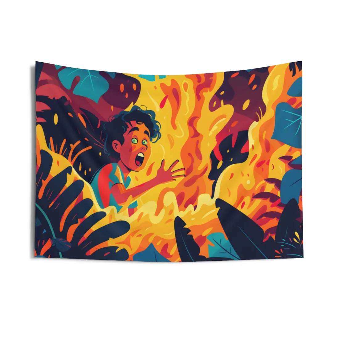 Cartoon Moment of Inspiration: Creative Cartoon - Wall Tapestry