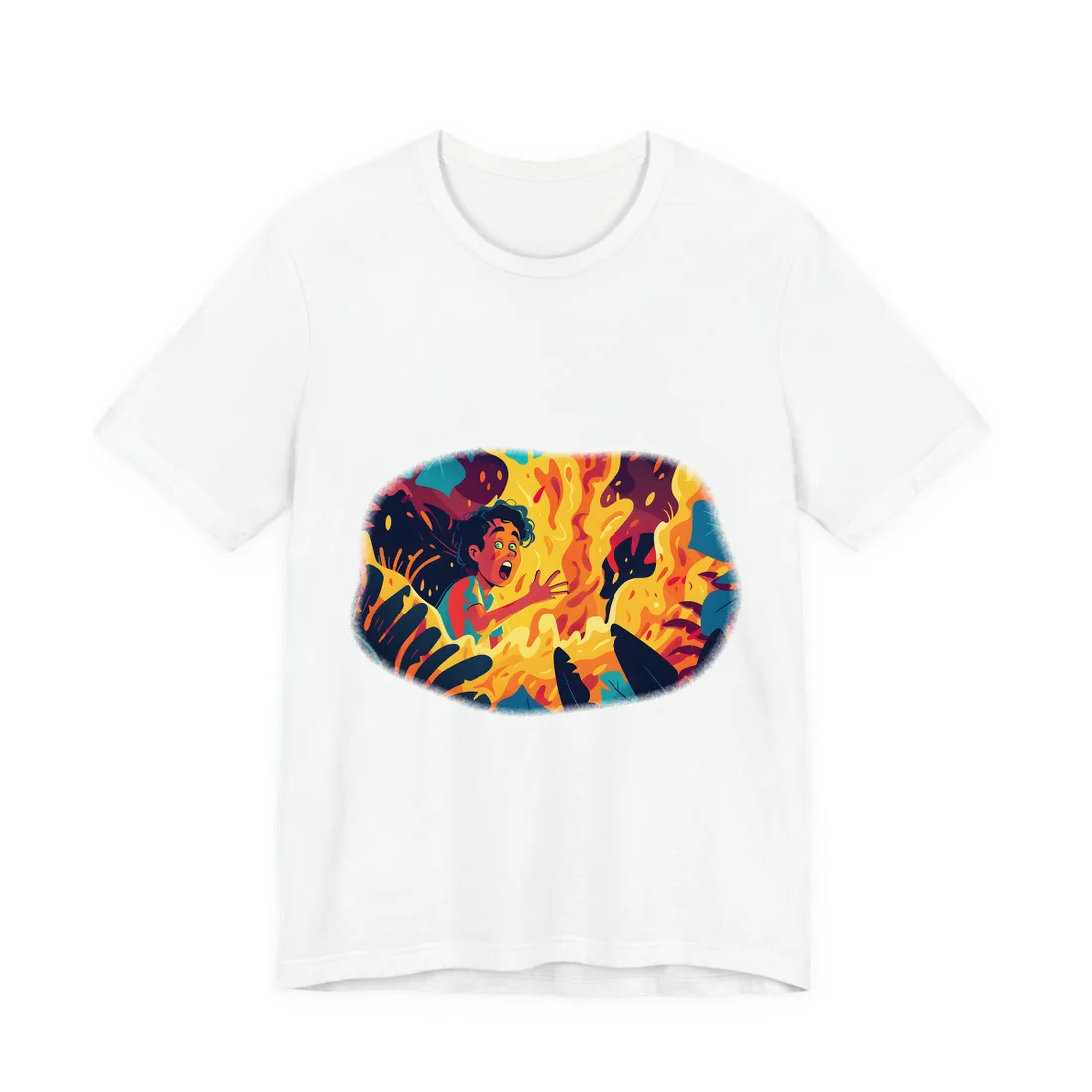 Cartoon Moment of Inspiration: Creative Cartoon - T-Shirt (White)