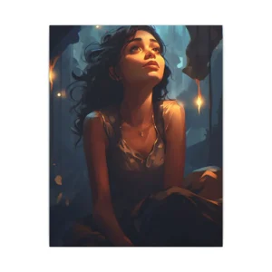 Gazing into Blue Twilight Canvas Print