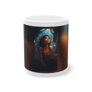 Gazing into Blue Twilight Mug