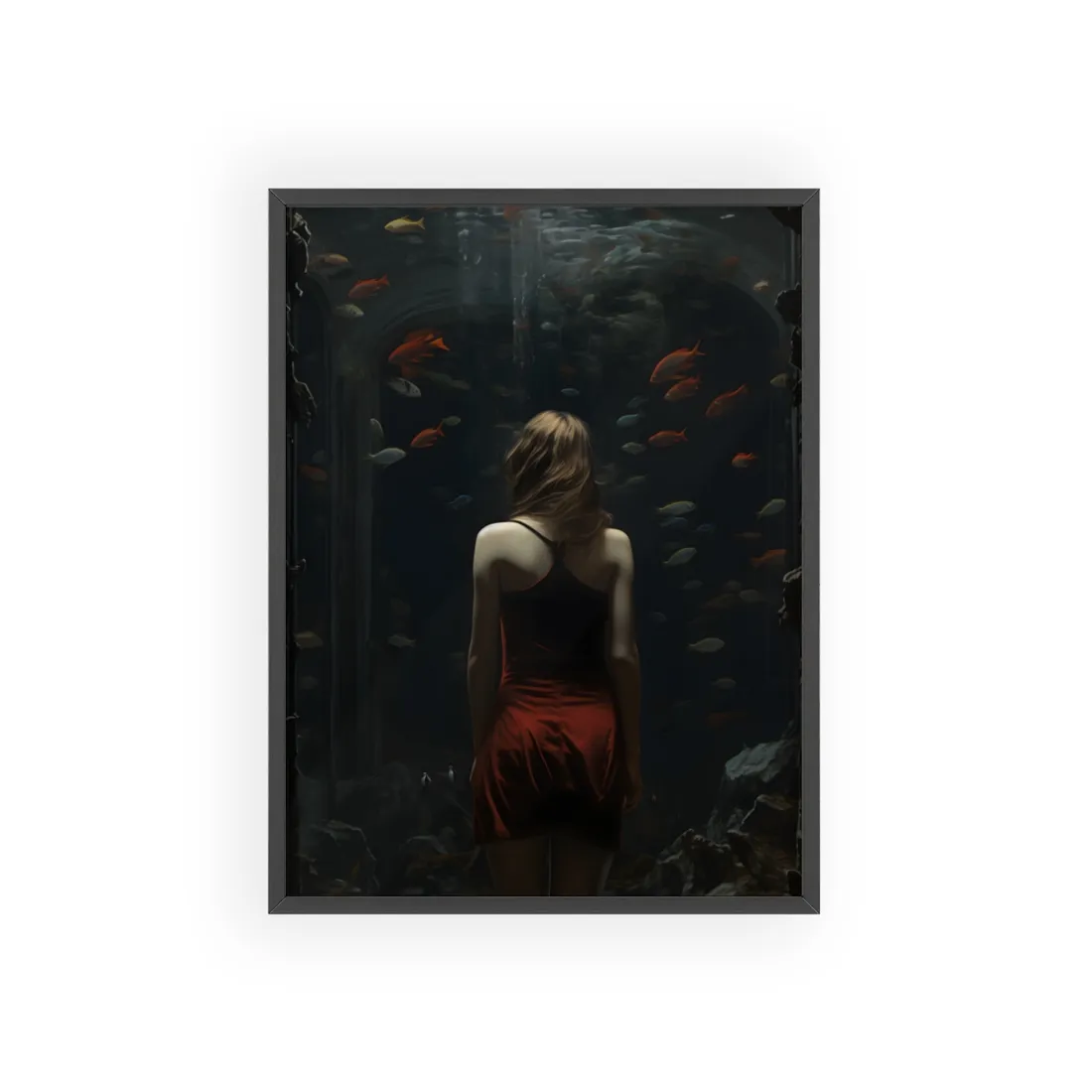 Casual Outdoor Chic: Capturing Life's Simple Moments - Framed Poster