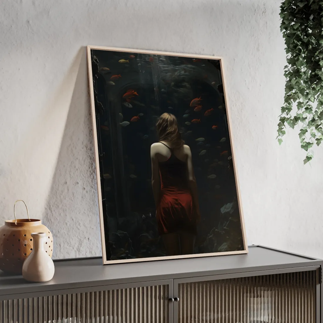 Casual Outdoor Chic: Capturing Life's Simple Moments - Framed Poster