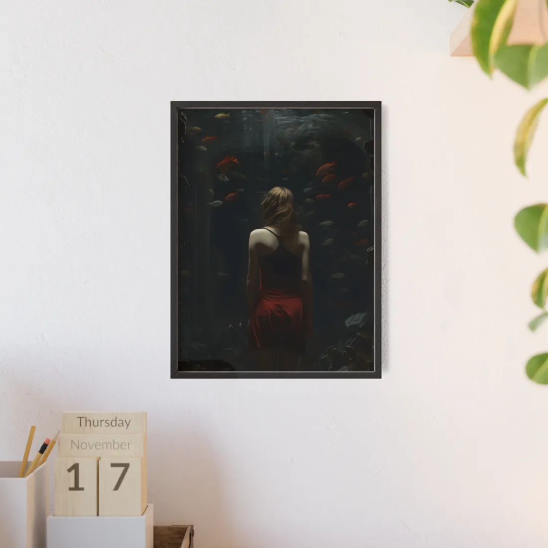 Casual Outdoor Chic: Capturing Life's Simple Moments - Framed Poster