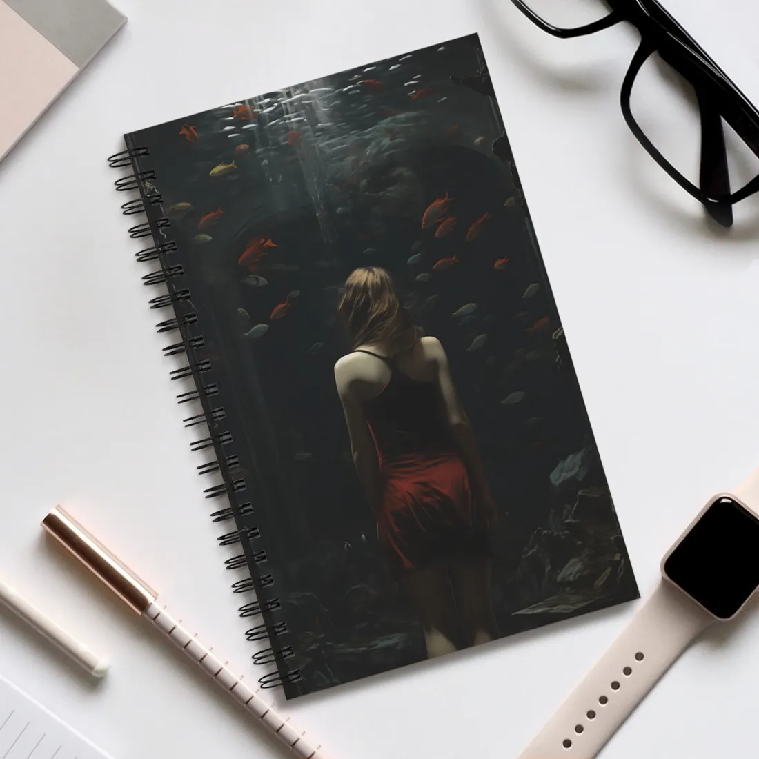 Casual Outdoor Chic: Capturing Life's Simple Moments - Spiral Notebook