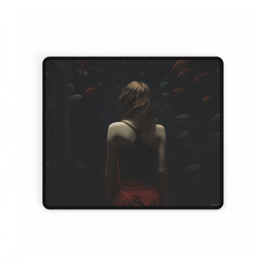 Casual Outdoor Chic: Capturing Life's Simple Moments - Desk Mat