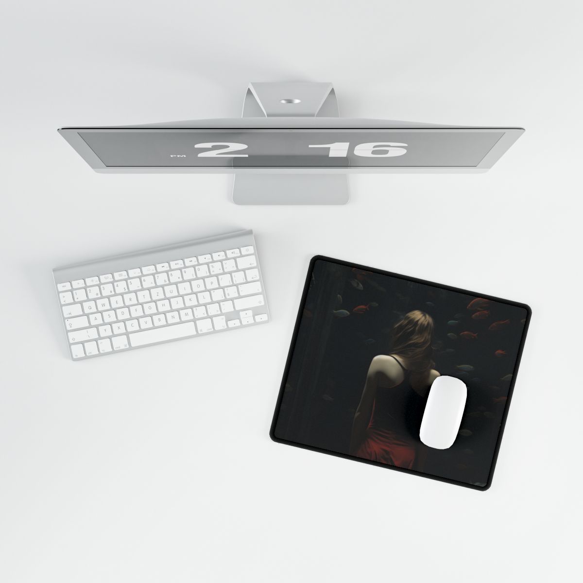 Casual Outdoor Chic: Capturing Life's Simple Moments - Desk Mat