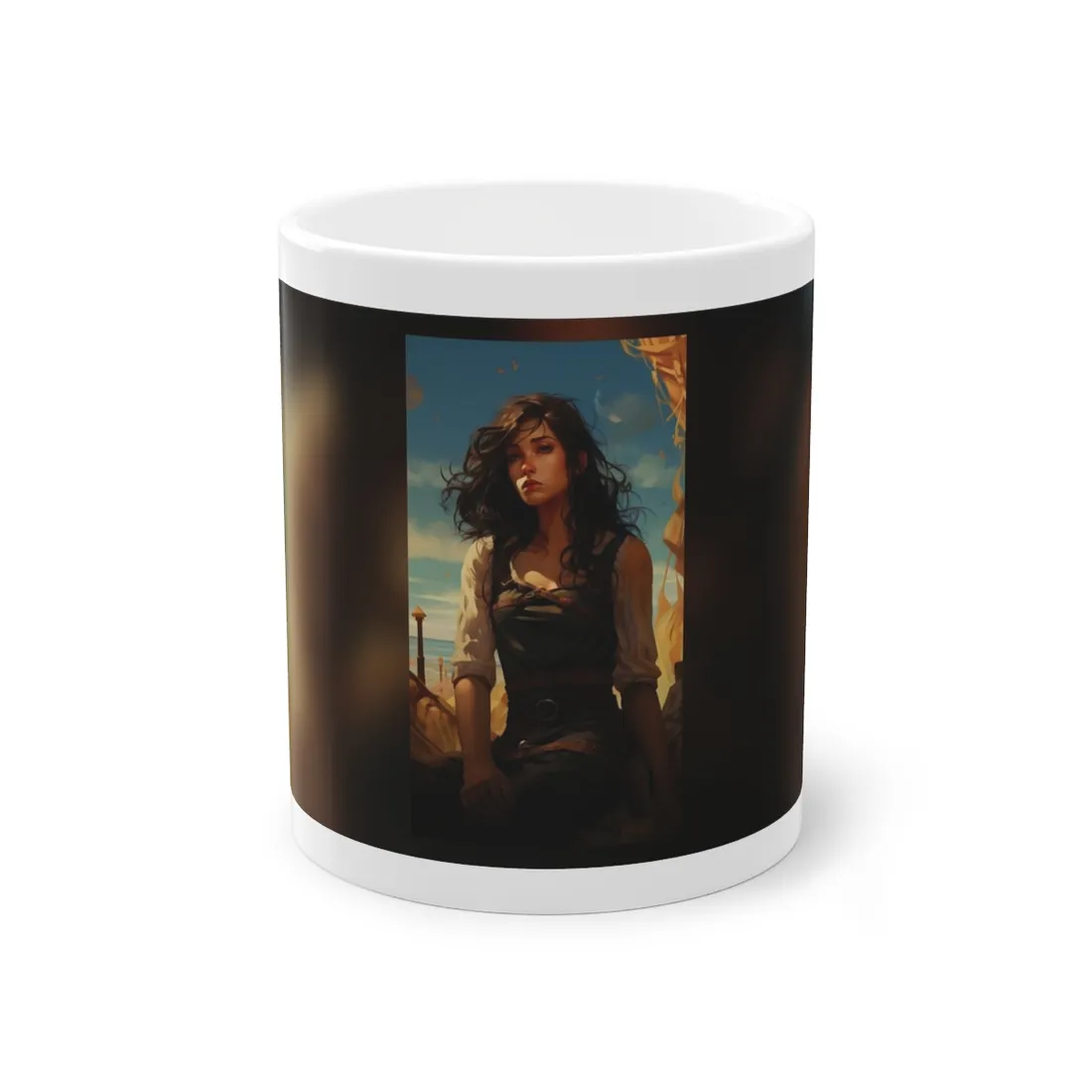 Casual Outdoor Moment: Person in Natural Setting - Mug