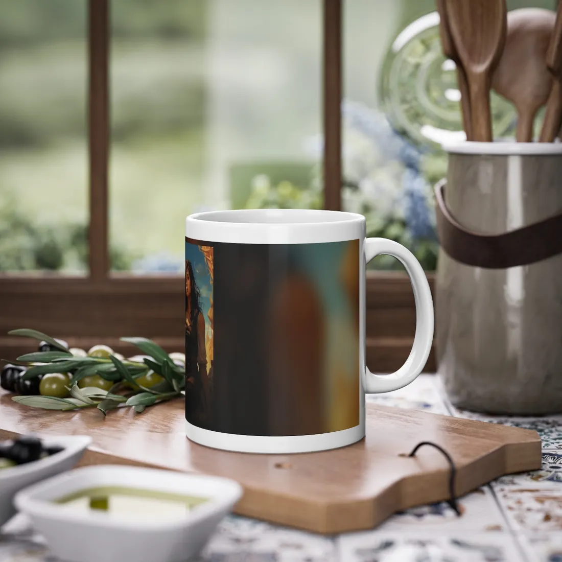 Casual Outdoor Moment: Person in Natural Setting - Mug