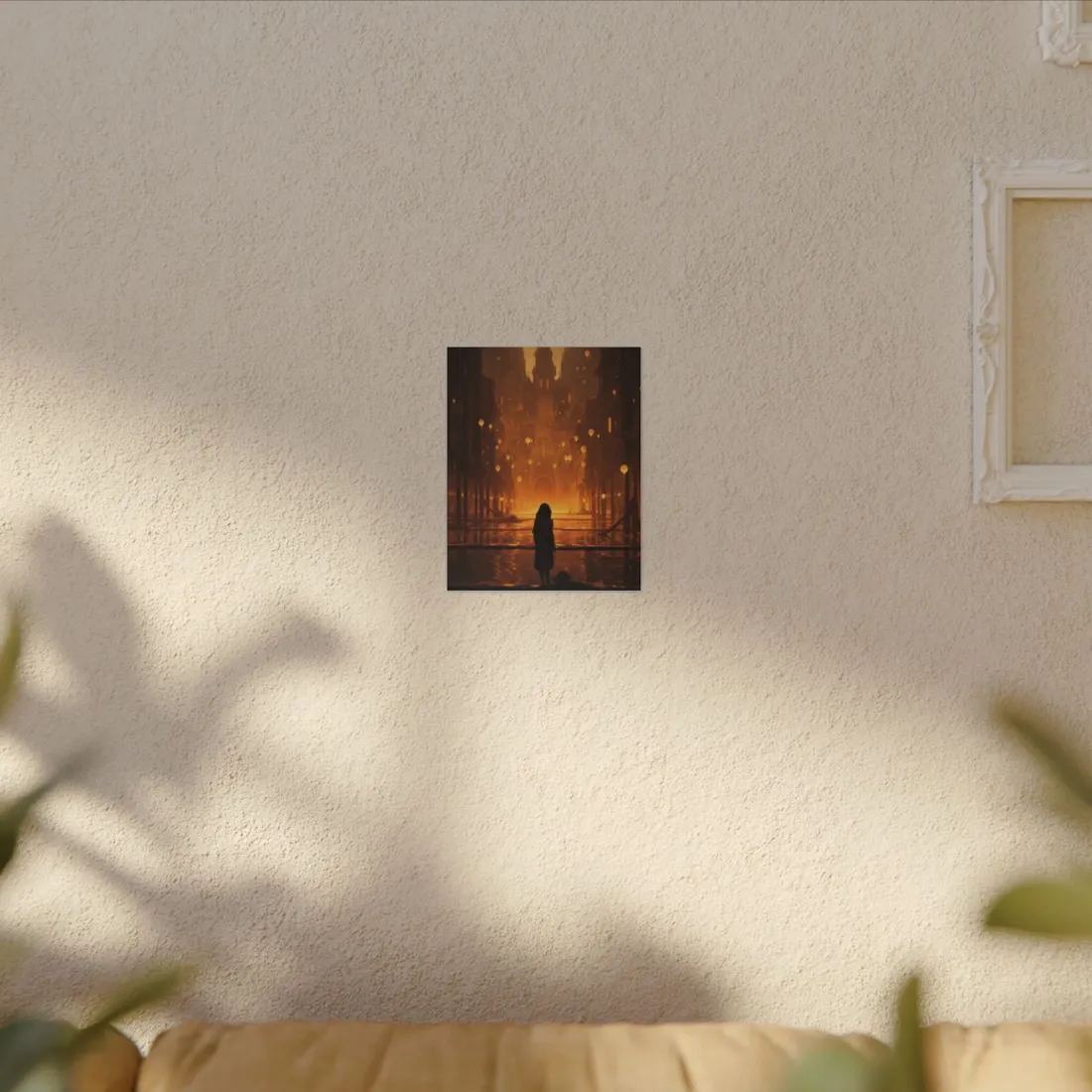 Casual Outdoor Portrait: A Person in Nature's Peaceful Moment - Canvas
