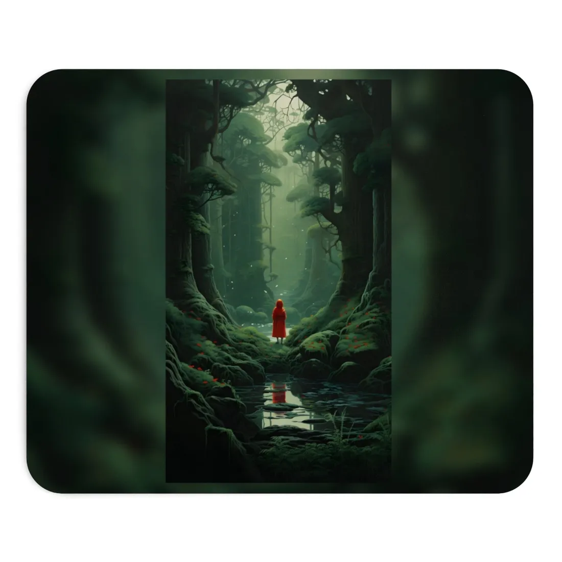 Casual Outdoors: Person in Nature - Mouse Pad