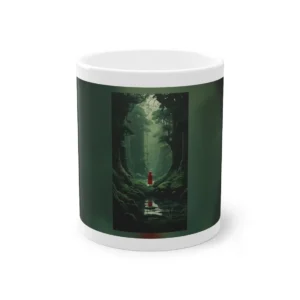 Red Cloak in Forest Mug