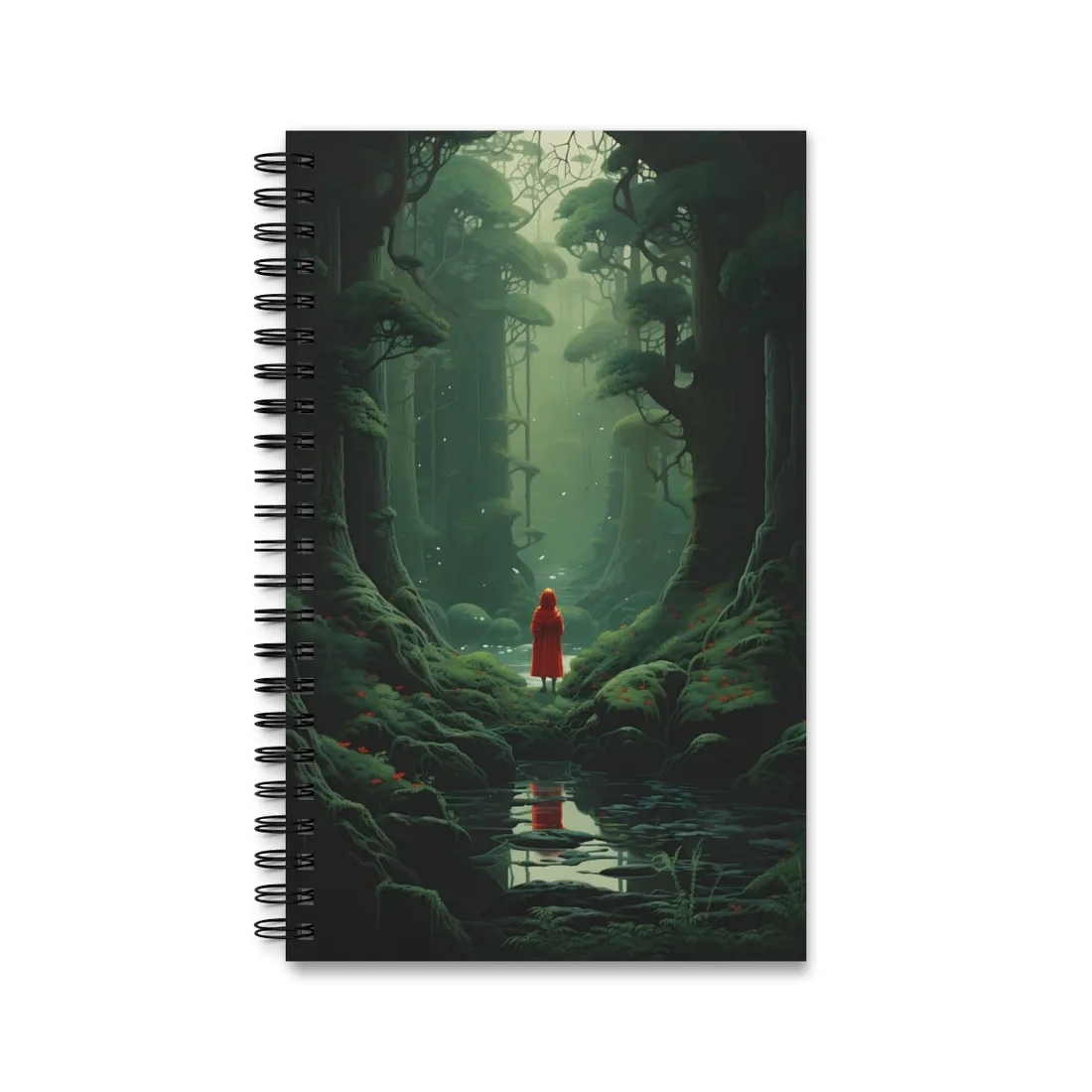 Casual Outdoors: Person in Nature - Spiral Notebook