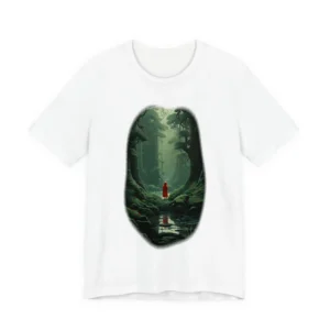 Red Cloak in Forest T-Shirt