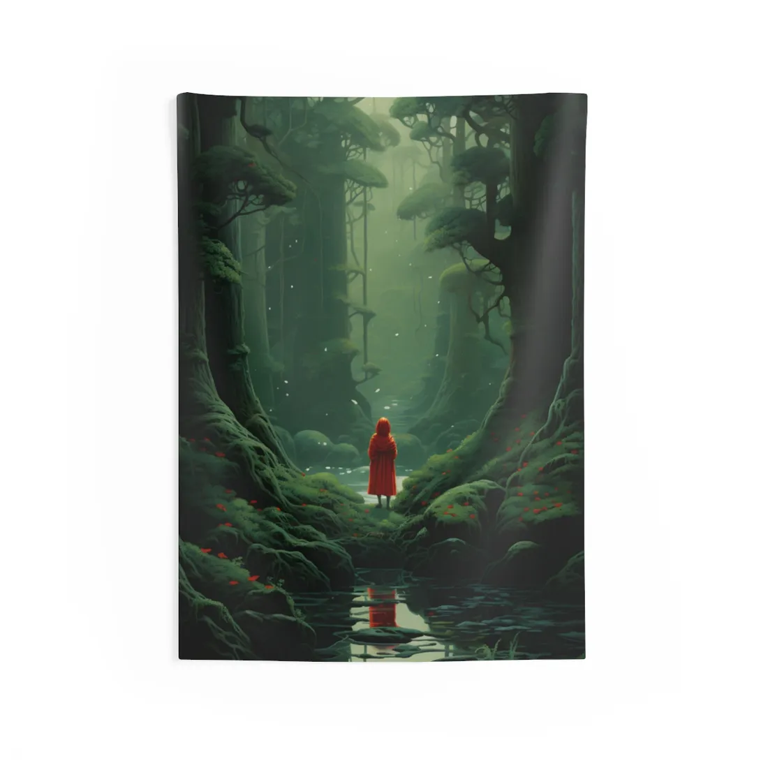 Casual Outdoors: Person in Nature - Wall Tapestry