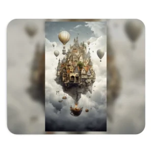 Floating Island Town Mouse Pad