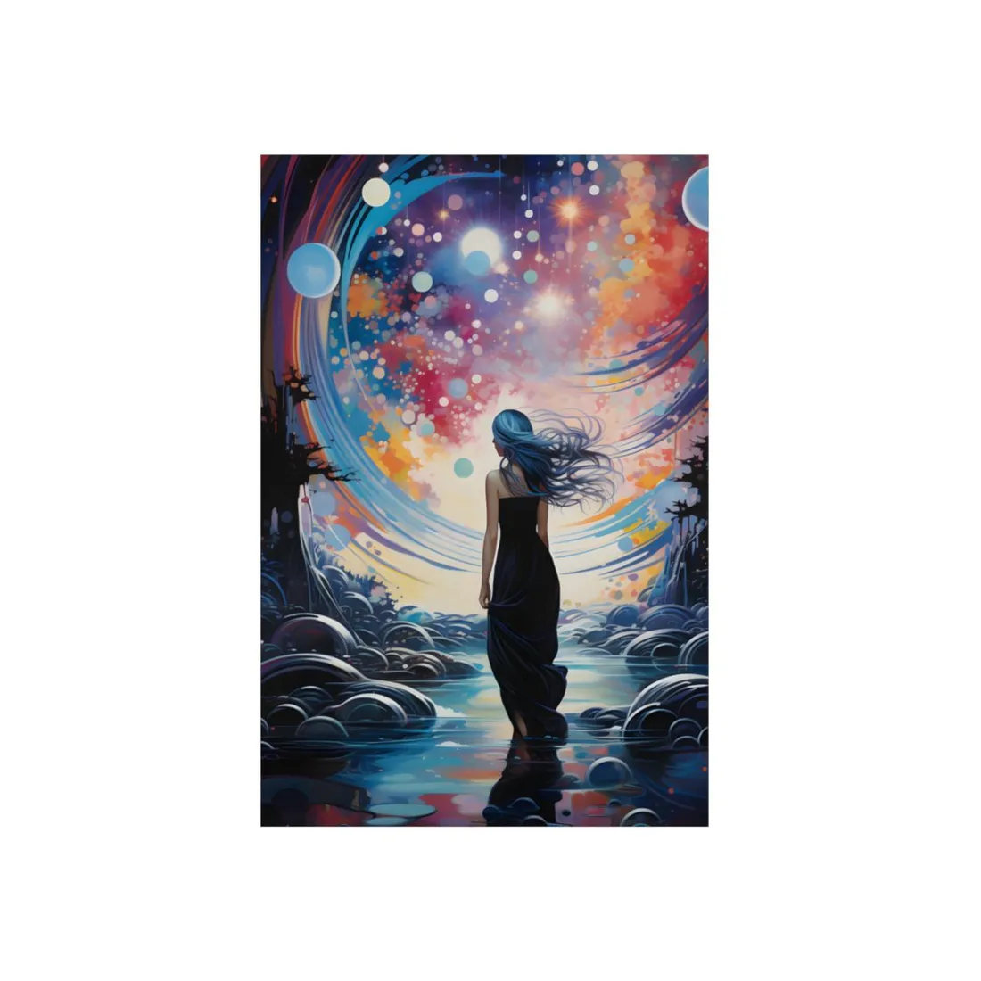 Celestial Art Gallery: An Otherworldly Art Collection - Metal Poster