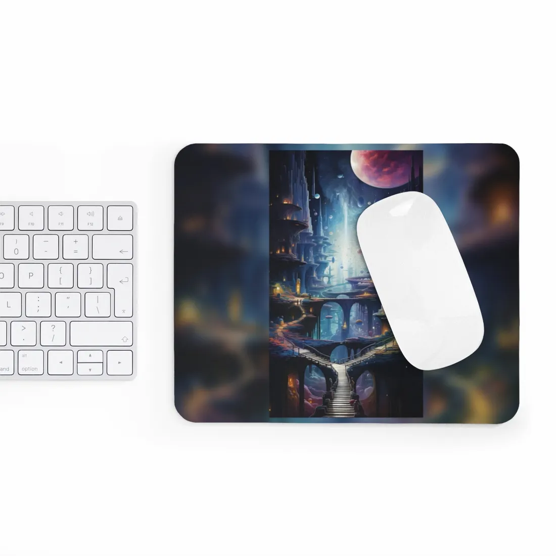 Celestial Art Gallery: Astronomical Scenes - Modern Space - Mouse Pad