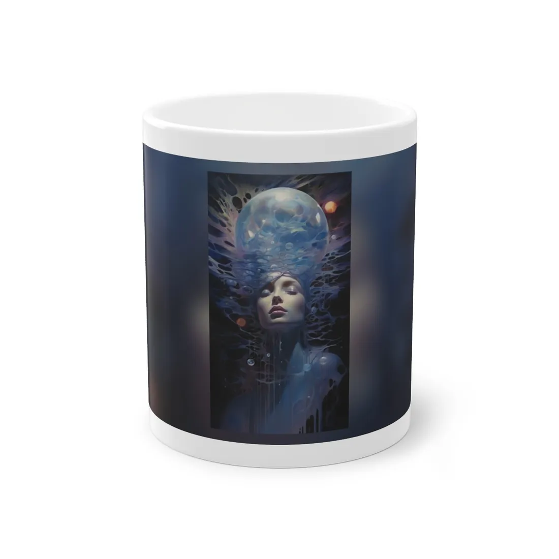 Celestial Art Gallery: Fantastical Interior Space - Mug