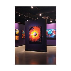 Ringed Planet Nebula Poster