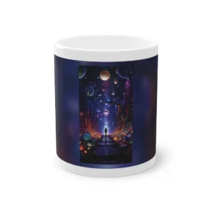 Figure Walking Cosmic Tunnel Mug