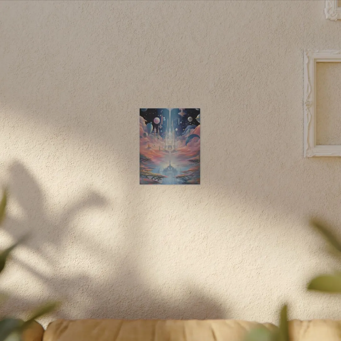 Celestial Art Gallery: Unique Morning Abstract Artworks - Canvas