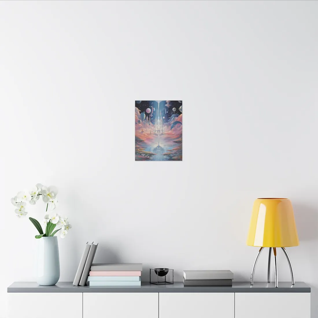 Celestial Art Gallery: Unique Morning Abstract Artworks - Canvas