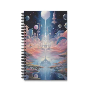 Floating Spires Above Clouds Spiral Notebook