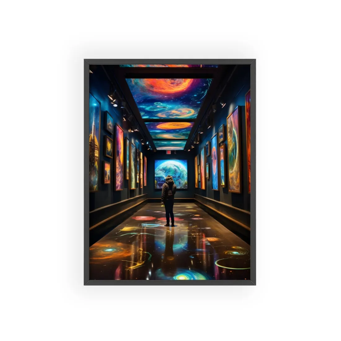 Celestial Art Gallery: Wide Angle Indoor Masterpiece - Framed Poster