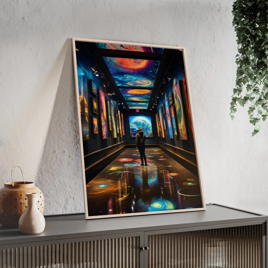 Celestial Art Gallery: Wide Angle Indoor Masterpiece - Framed Poster