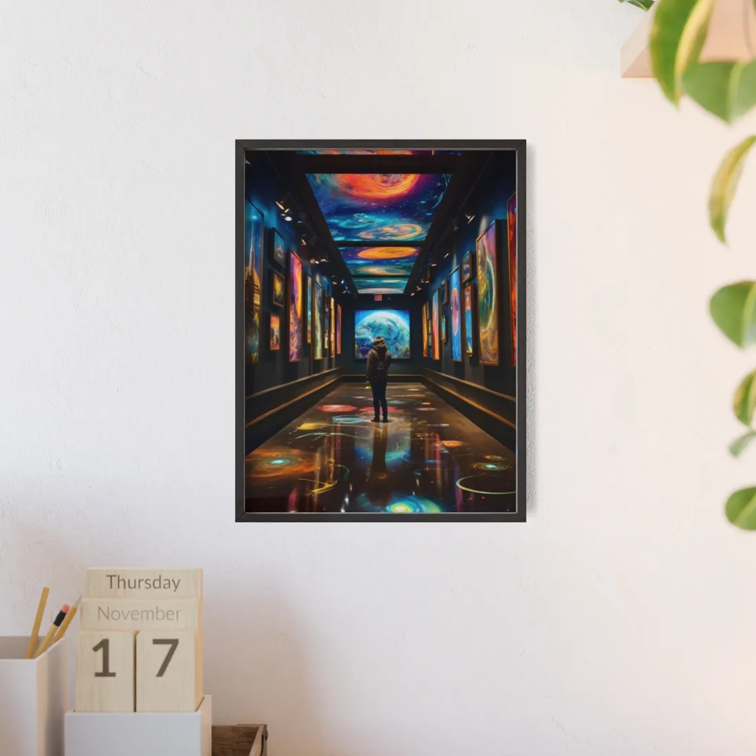 Celestial Art Gallery: Wide Angle Indoor Masterpiece - Framed Poster