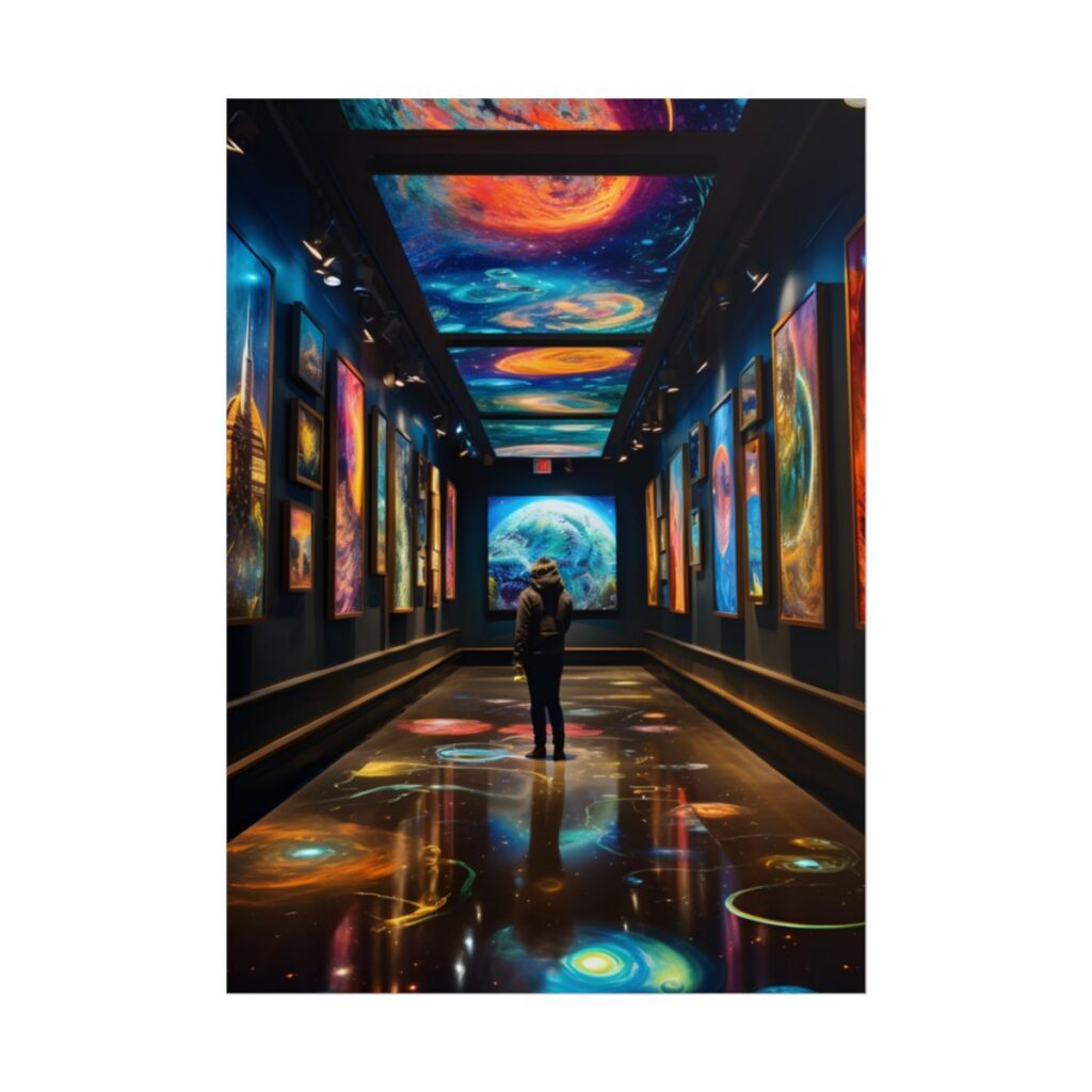 Celestial Art Gallery: Wide Angle Indoor Masterpiece - Poster
