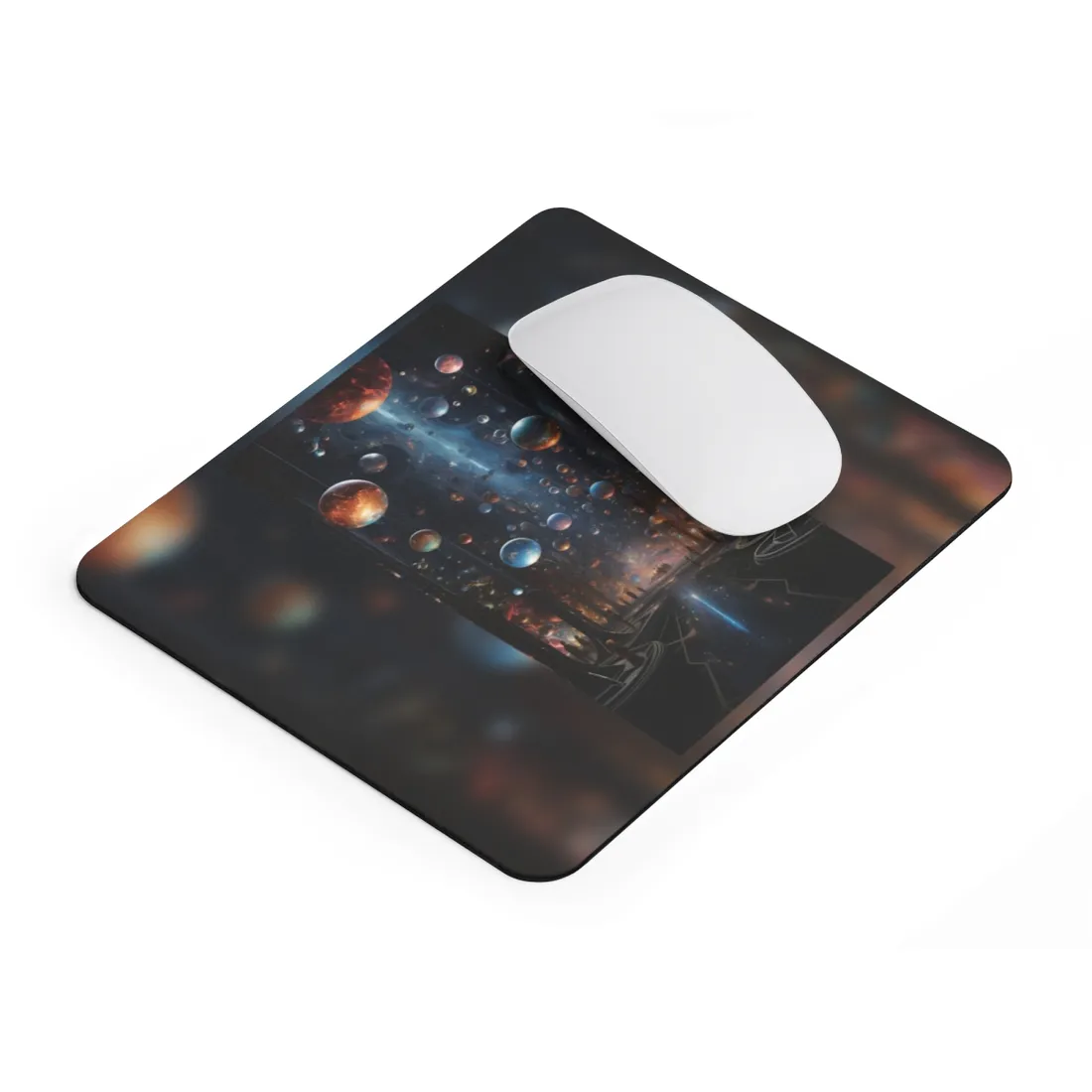 Celestial Art Gallery: Wide-Angle Shot of Cosmic Masterpieces - Mouse Pad