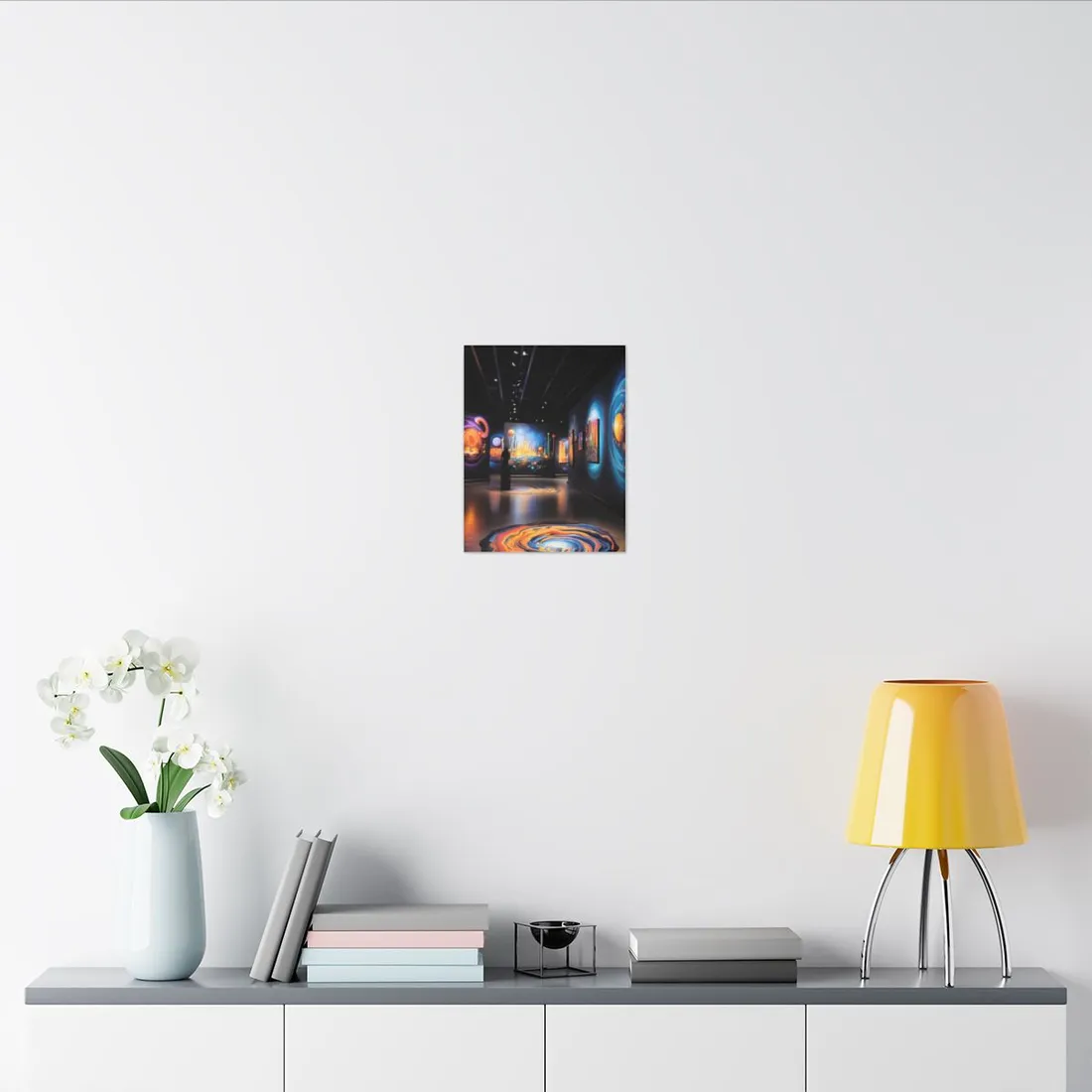 Celestial Art Gallery: Wide-Angle Shot of Space - Canvas