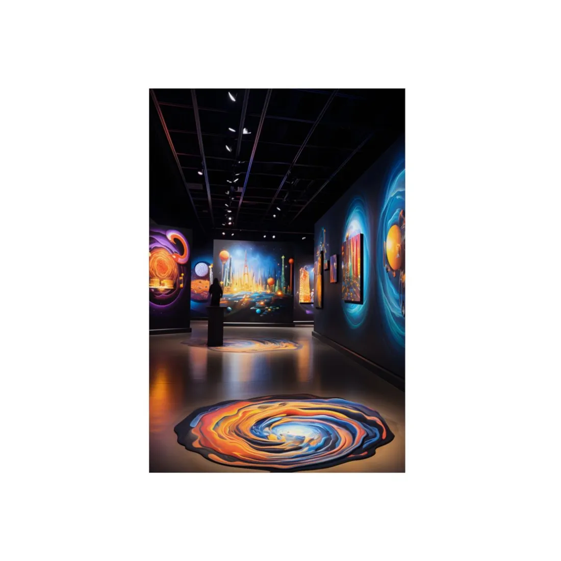 Celestial Art Gallery: Wide-Angle Shot of Space - Metal Poster